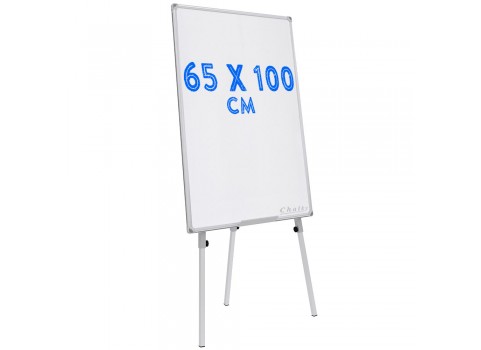 Chalky Teleskopik Ayaklı Beyaz Yazı Tahtası 65x100 cm